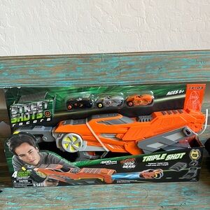 Street Shots Racers Triple Shot Car Shooting Toy Ages 5+